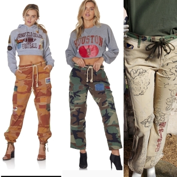 FREE PEOPLE X RILEY MILITARY PANTS - Picture 1 of 8